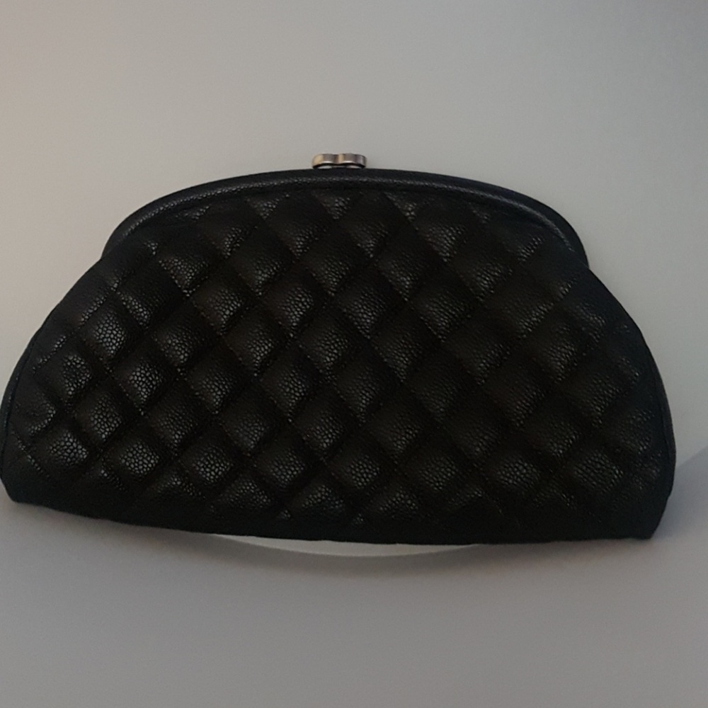 Chanel Lambskin Quilted Clutch